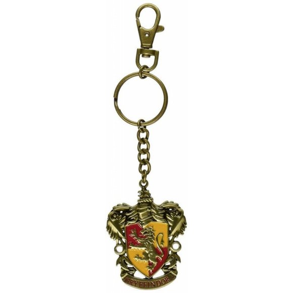 Harry Potter Gryffindor Crest Metal Keychain - Picture 3 of 4